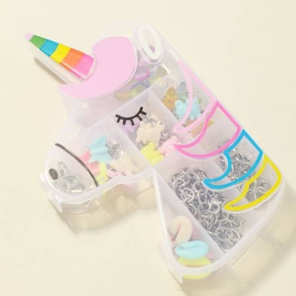 NIB 28pcs Girls Butterfly Design DIY Jewelry Set